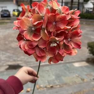 ฉากหลังม่านดอกไฮเดรนเยียประดิษฐ์ ตกแต่งแบบน้ำตก สำหรับถ่ายรูปงานแต่งงาน วันวาเลนไทน์  ตกแต่งผนังด้วยดอกไม้ - Product Image 1