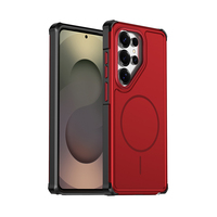 Étui de téléphone magnétique mat en PC et TPU antichoc de qualité supérieure pour S26 Ultra