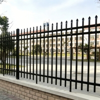 Panneau de clôture tubulaire en aluminium de 6 pieds pour jardin, sécurité extérieure, installation facile, durable