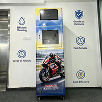 Équipement de distribution automatique combinant le nettoyage à sec des casques, la stérilisation UVC, la désodorisation et la fonction de séchage à température constante