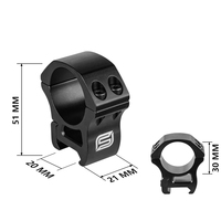 SPINA OPTICS Accessoires de chasse Monture de portée Montures annulaires de 30mm