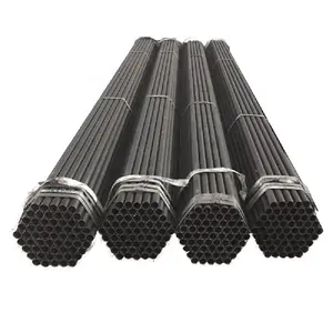 Preço de fábrica 2 polegadas 1 1/4 polegadas tubo de metal erw tubo preto ferro e tubo de aço