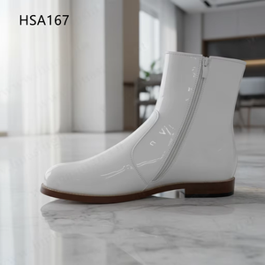 LXG, Zapatos de <span class=keywords><strong>Hombre</strong></span> de Cuero de Grano Completo de la Mejor Calidad para Invitados de Boda, Zapatos de Oficina de Estilo Francés para Fiestas con Elástico Lateral HSA157 - Product Image 5
