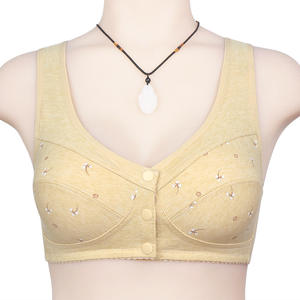 Chaleco de hombro ancho de talla grande sin alambre transpirable de alta calidad Sujetador de tía <span class=keywords><strong>Sexy</strong></span> transparente para mujer - Product Image 3