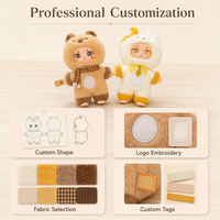 Vente en gros de poupées en vinyle pvc mignonnes personnalisées, poupées en peluche de la série transformation du visage, figurines kawaii, jouets en peluche à offrir