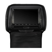 Nouveau modèle de moniteur LCD pour appuie-tête de voiture en cuir 7 pouces avec DVD, SD, USB, jeu sans fil