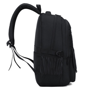 Sac à dos scolaire pour garçons du collège, grande capacité, en tissu Oxford, pour les élèves de 5e et 6e année, lycéens, noir, unisexe - Product Image 2