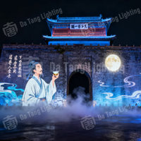 Sistema de Visualización Publicitaria con Proyección 3D y Proyector Holográfico Digital 4K para Presentaciones Visuales Inmersivas