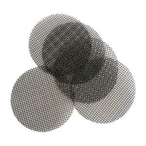 Disque de filtre en fil rond maille de filtre disque de filtre en maille métallique tissée en acier inoxydable