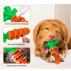 Juguetes de Goma Natural de Lujo en Forma de Zanahoria para <span class=keywords><strong>Perros</strong></span> Mordedores Agresivos, Juguetes Resistentes y Duraderos para <span class=keywords><strong>Perros</strong></span> Grandes - Product Image 4