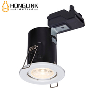 Norme BRITANNIQUE Inclinable GU10 Downlight Évalué Par Feu Encastré Ignifuge Downlight