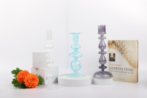 Свадебный стеклянный подсвечник, легкий роскошный внешний вид - Product Image 5