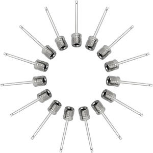 लॉक बॉल पंप मुद्रास्फीति सुई स्टेनलेस स्टील एयर पंप सुई खेल गेंदों को उड़ाने के लिए आदर्श - Product Image 1