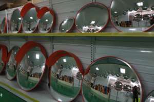 Jessubond дорожные принадлежности безопасное зеркало для слепых зон пластиковое формовочное выпуклое зеркало - Product Image 6