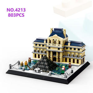 Wange 4213, Bloques de Construcción del Museo del Louvre de París, Modelo de Ladrillos, Adorno, Juego de Bloques de Construcción Educativos para Niños - Product Image 1