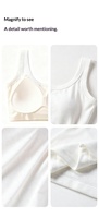 Nouvelle Arrivée Débardeur Sans Coutures pour Femme avec Soutien-Gorge Intégré, Haut Amincissant d'Été, Vêtement d'Extérieur Coupe Ajustée en Tissu Viscose Rafraîchissant