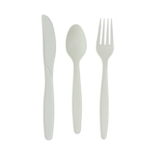 Hot bán phân hủy sinh học bột bắp dao kéo dùng một lần đồ ăn Bộ đồ ăn bột bắp dao dĩa thìa cho các bên - Product Image 1