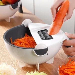एक बंद खरीदारी खाना पकाने रसोई उपकरण सामान मैनुअल फल और सब्जी कटर Slicer 1 में 9 सब्जी फल कटर