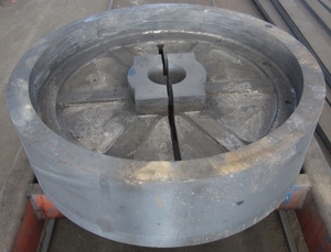 Hochpräzise Maßgefertigte Metallstahlgussteile für Schwungräder M1002 HT250 CL30 EN-JGL-300 Bergbau-Ingenieurteile - Product Image 2