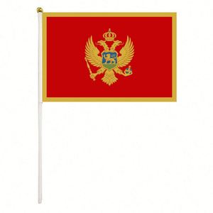 Drapeau de la Mongolie à agiter à la main, personnalisé, de haute qualité, durable, à séchage rapide, écologique, en polyester, pour événements ou festivals - Product Image 3