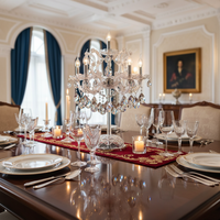Lampe de table K9 en cristal éclairage moderne hôtel de luxe décoration de mariage lampe verticale moderne Maria Theresa Villa lampe
