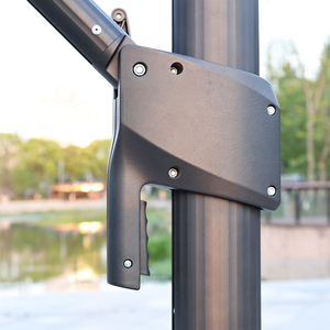 Parasol cantilever pliable en aluminium personnalisé, étanche, pour hôtel et usage commercial extérieur DC-UP-107 - Product Image 3