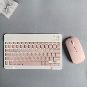 <span class=keywords><strong>Clavier</strong></span> et souris sans fil colorés populaires 2025, mini <span class=keywords><strong>clavier</strong></span> rechargeable avec combo souris pour PC, tablette, smartphones - Product Image 6