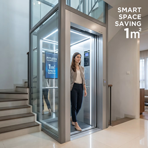 <span class=keywords><strong>Ascensor</strong></span> Residencial NanoLift que Ahorra Espacio, Elevador sin Foso de 1 m² para Casas y Villas Urbanas en Indonesia - Product Image 2