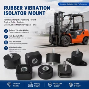 Amortisseur de vibrations en <span class=keywords><strong>caoutchouc</strong></span> haute performance pour radiateur, moteur et cabine de chariots élévateurs Heli, Hangcha, Lonking et machines industrielles - Product Image 1