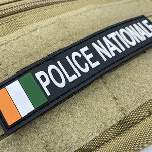 Ngà bờ biển cờ vá đồng phục lớp huy hiệu phụ kiện tùy chỉnh cao su PVC vá - Product Image 6