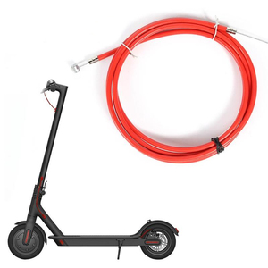 Pièces détachées pour <span class=keywords><strong>trottinette</strong></span> électrique professionnelle Superbsail M365 : Câble de frein à disque arrière durable avec câble rouge pour réparation facile - Product Image 1