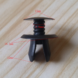 Clip de fixation automatique A501 A555 en plastique pour Volkswagen Audi, garniture de porte, pare-chocs, garde-boue, remplacement, réparation - Product Image 2