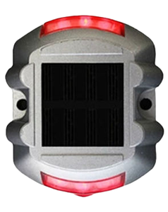Bornes routières solaires en forme <span class=keywords><strong>de</strong></span> fer à cheval, feux stroboscopiques nocturnes, signal lumineux, bornes routières en aluminium coulé - Product Image 3