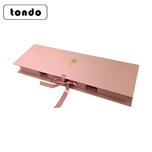 Tondo-caja de cartón rellenable con letras I Love You, embalaje para dulces, Chocolate, fresa, flor - Product Image 4