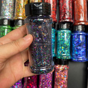 Campuran Glitter Chunky Poliester Holografik Iridescent, Glitter Chunky Longgar Grosir Dengan Wadah Shaker <span class=keywords><strong>2</strong></span> Oz - Product Image 3