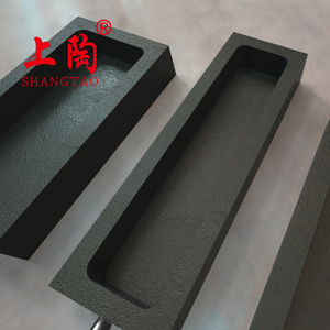 흑연 오일 탱크 고순도 흑연 도가니 용융 금 및 실버 처리 - Product Image 2