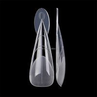 Formes à ongles en gel souple à double système, courbées en C profond, pour extensions d'ongles en acrylique, style French Step