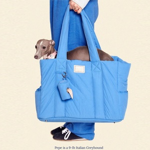 Tùy Chỉnh Trọng Lượng Nhẹ Puffy Bông Vật Nuôi Tàu Sân Bay Tote Mèo Con Chó Ví Mềm Vật Nuôi Du Lịch Túi Con Chó Nhỏ Tàu Sân Bay Nóc <span class=keywords><strong>Sherpa</strong></span> Vật Nuôi Tàu Sân Bay - Product Image 1