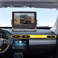 Fábrica personalizada 7 pulgadas 2 canales Tft Lcd Hd Monitor de espejo de coche Pantalla de visión trasera para estacionamiento vista trasera inversa Monitor automático