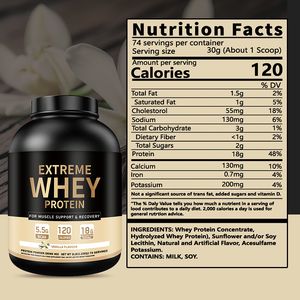 Grosir bubuk Protein Whey standar emas suplemen Protein dewasa perawatan kesehatan gemuk otot kuat - Product Image 2