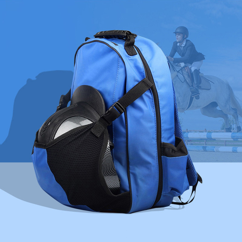 Borsa per casco equestre impermeabile all'aperto zaino per cavallo zaino per casco equestre