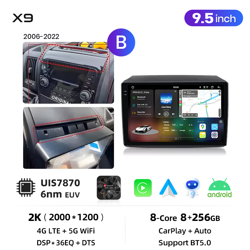 9,5" X9 (8 Go + 256 Go)