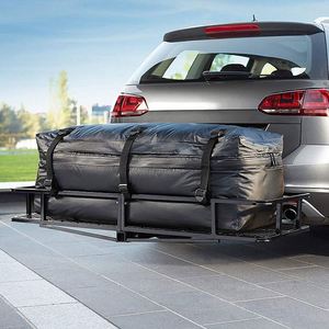 BSCI Factory Expandable Hitch Rack <b>Cargo</b> Carrier <b>Bag</b> Black 9.5 cu. ft expandable to 11.5 cu ft - Product Image 3