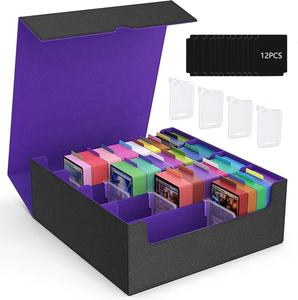 Boîte de rangement Torson en PU pour cartes de collection Yu-Gi-Oh CCG PTCG Yugioh TCG, capacité familiale à quatre rangées pour plus de 3000 cartes, grande capacité - Product Image 1