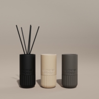 Diffuseur de parfum artisanal en céramique C&H, bouteille décorative pour diffuseur d'arômes, conteneur décoratif pour la maison