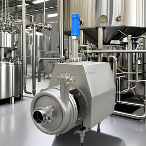 Pompe centrifuge sanitaire triphasée en acier inoxydable pour lait, prix usine compétitif pour applications hydrauliques et pipeline - Product Image 3