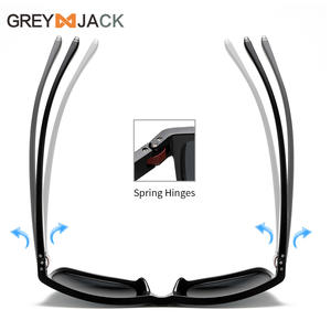 Lunettes de soleil sport Greyjack polarisées UV400, monture PC, verres TAC noirs pour le cyclisme en extérieur, hommes et femmes - Product Image 2