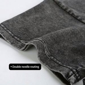 Design Custom Men's Vintage Acid Wash T-Shirt 100% Cotton Heavyweight Oversize Red-Your Design Logo Long Length - Product Image 5