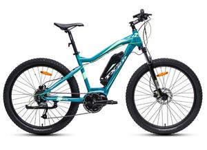 Vélo <span class=keywords><strong>de</strong></span> montagne électrique TXED 9 vitesses 27,5 pouces en alliage d'aluminium avec freins à disque hydrauliques, cadre entièrement amorti et pédales ordinaires - Product Image 3