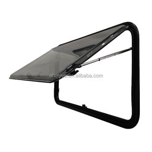 Precio de fábrica 900x550mm RV Autocaravana Off Road Remolque Esquina redonda R70 Ventana con bisagras - Product Image 6